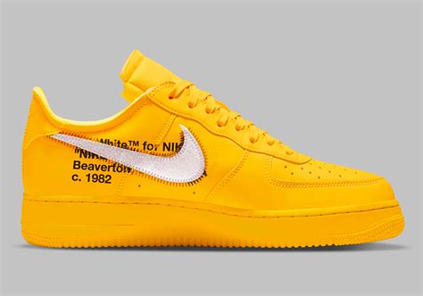 af1 off white yellow